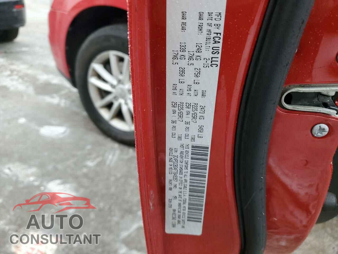 DODGE JOURNEY 2015 - 3C4PDCBG4FT649357