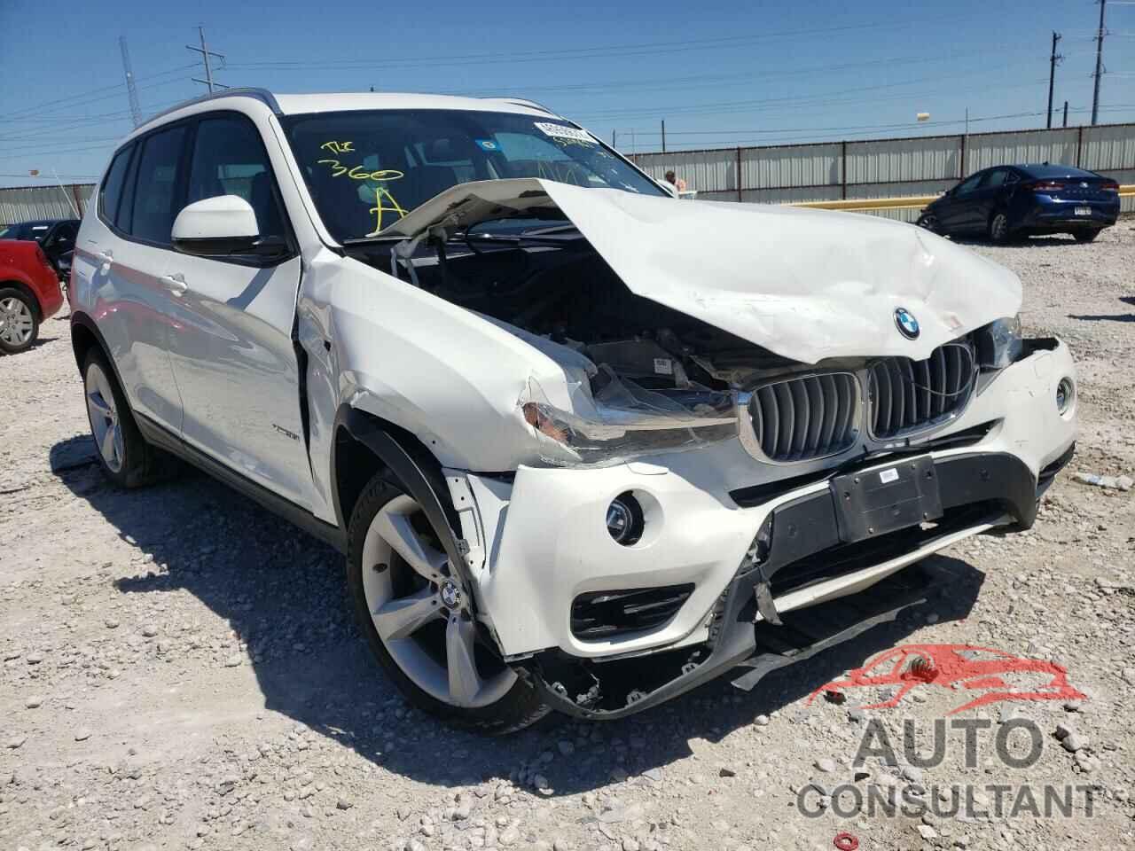 BMW X3 2017 - 5UXWX7C56H0S20162