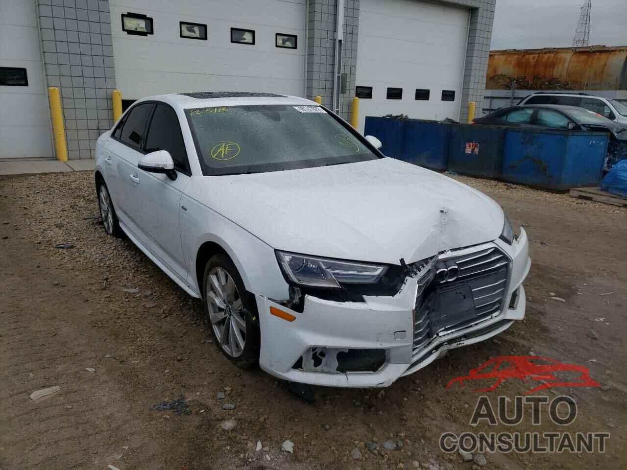 AUDI A4 2018 - WAUDNAF40JA040512