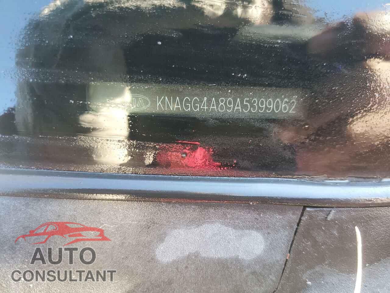 KIA OPTIMA 2010 - KNAGG4A89A5399062
