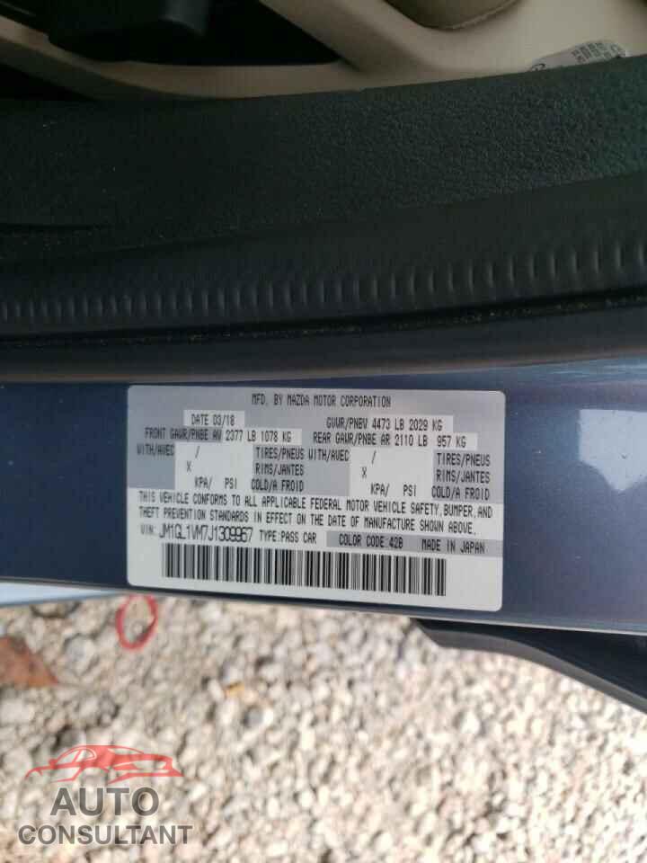 MAZDA 6 2018 - JM1GL1VM7J1309967