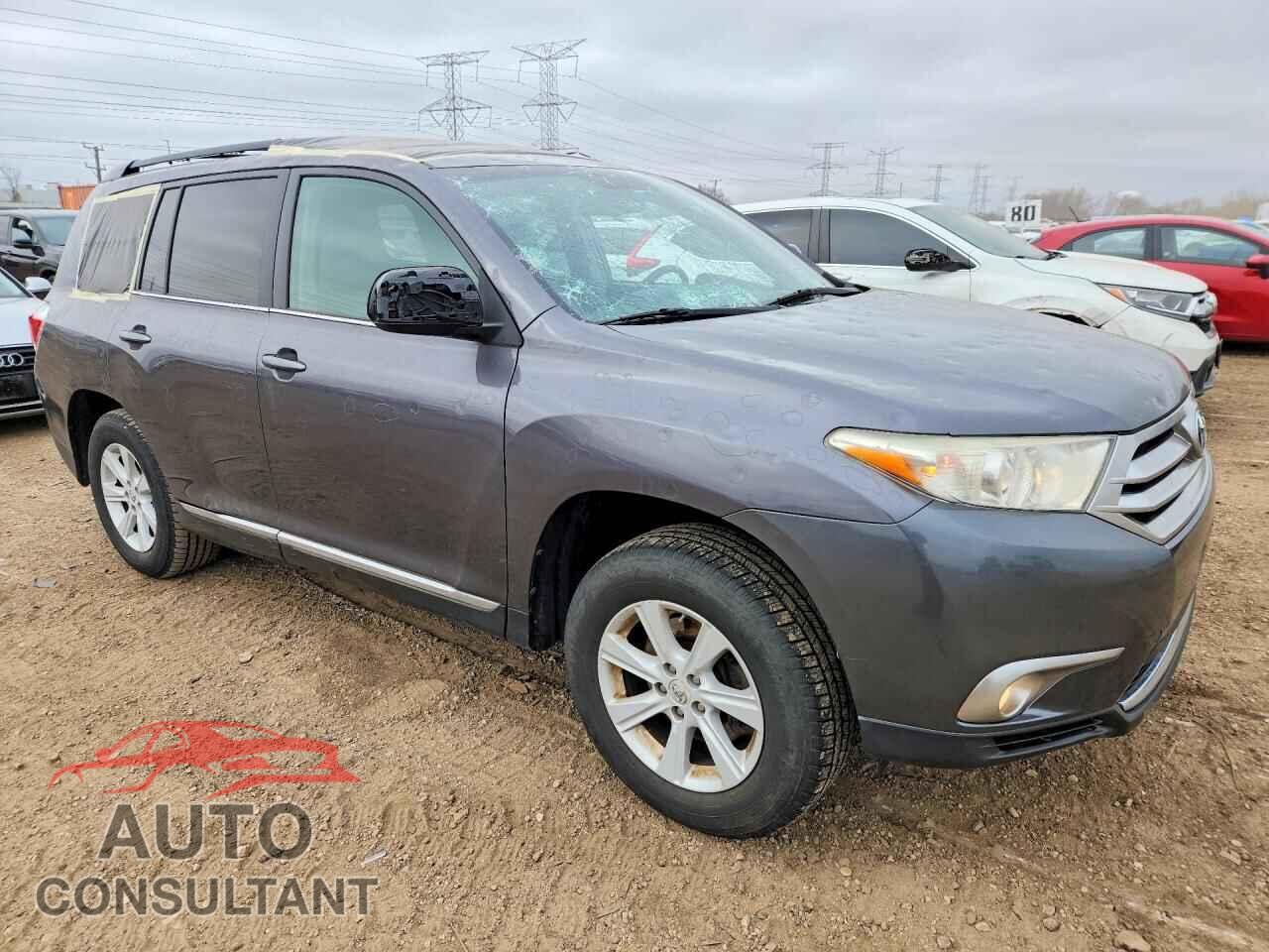 TOYOTA HIGHLANDER 2013 - 5TDBK3EH5DS201348