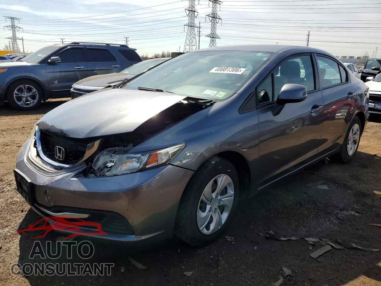 HONDA CIVIC 2013 - 2HGFB2F57DH583396