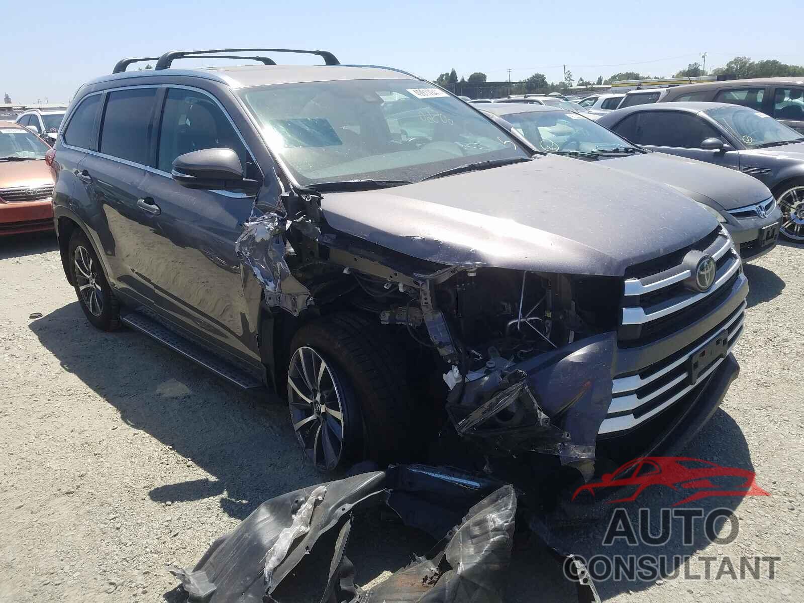 TOYOTA HIGHLANDER 2017 - 5TDJZRFH7HS478324