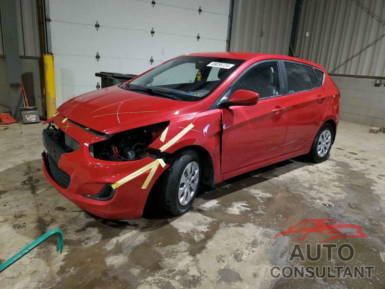 HYUNDAI ACCENT 2016 - KMHCT5AEXGU279693