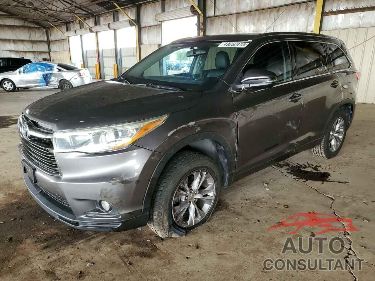 TOYOTA HIGHLANDER 2015 - 5TDKKRFH6FS049472