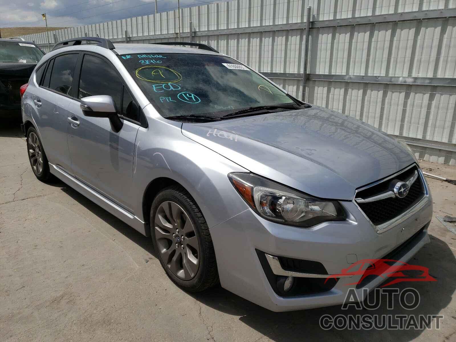 SUBARU IMPREZA 2016 - JF1GPAP67GH200661
