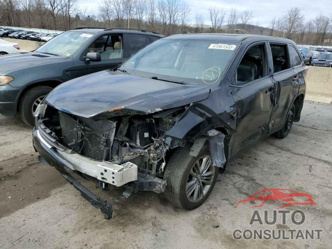 TOYOTA HIGHLANDER 2016 - 5TDJKRFH4GS264068