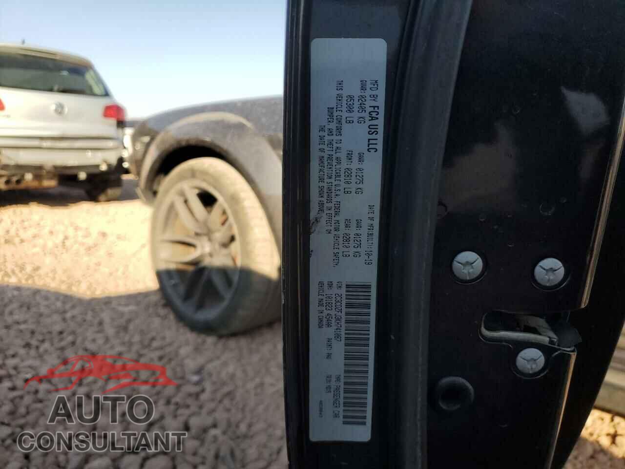 DODGE CHALLENGER 2019 - 2C3CDZFJ3KH741087