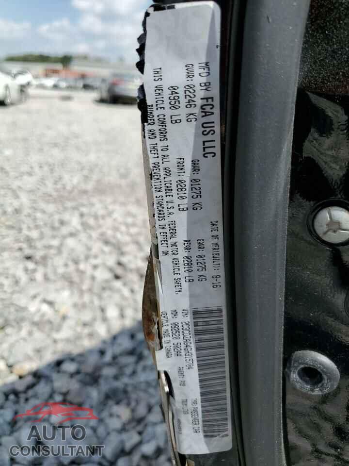DODGE CHALLENGER 2016 - 2C3CDZAG4GH315704