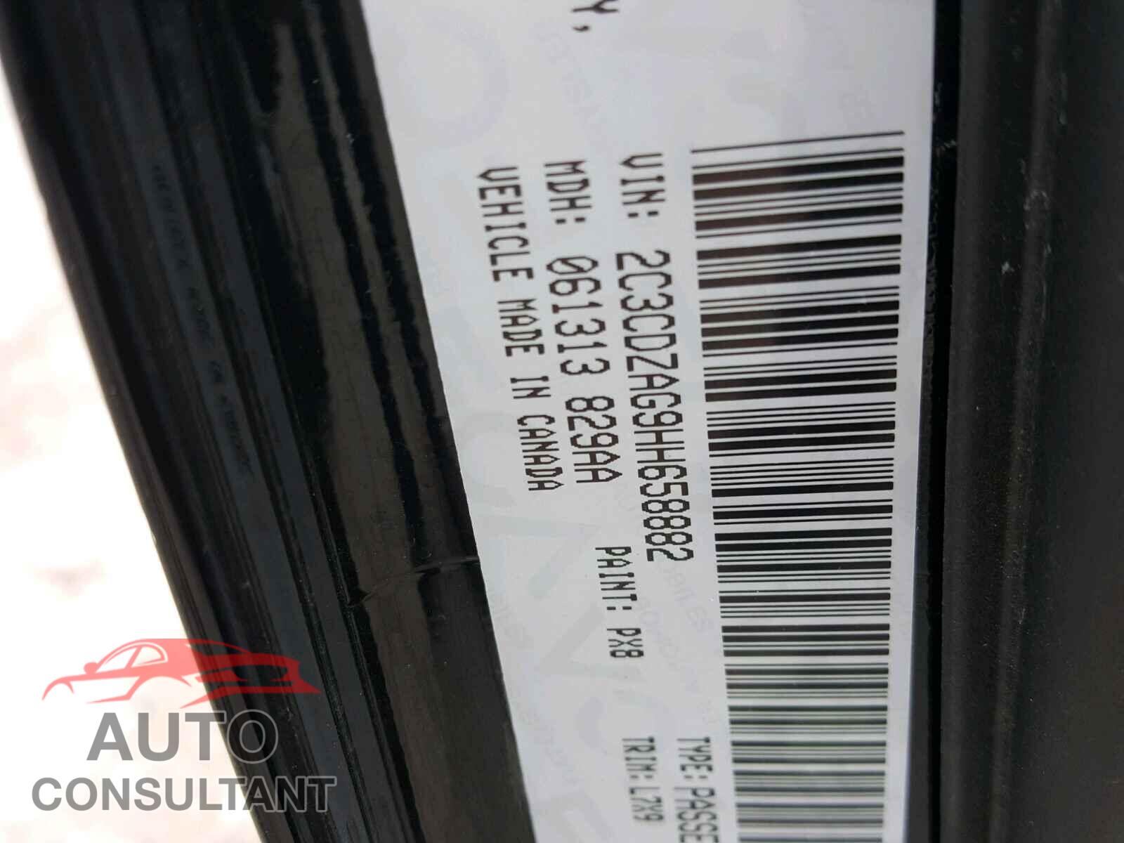 DODGE CHALLENGER 2017 - 2C3CDZAG9HH658882