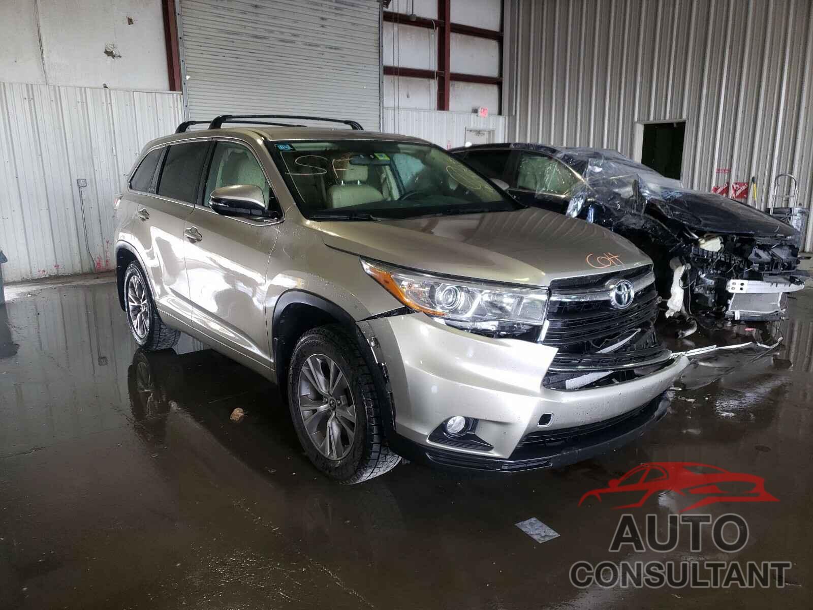 TOYOTA HIGHLANDER 2016 - 5TDBKRFH5GS315078