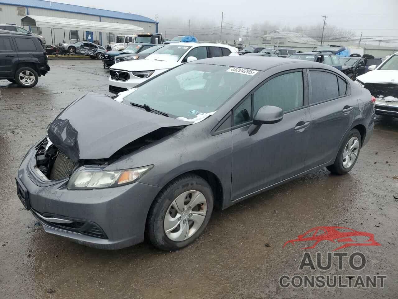 HONDA CIVIC 2013 - 2HGFB2F58DH591992