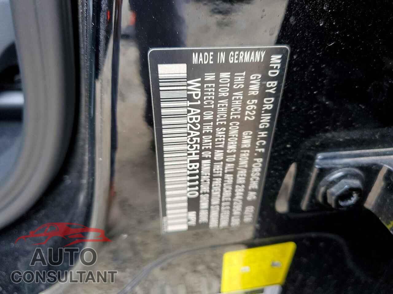 PORSCHE MACAN 2017 - WP1AB2A55HLB11110