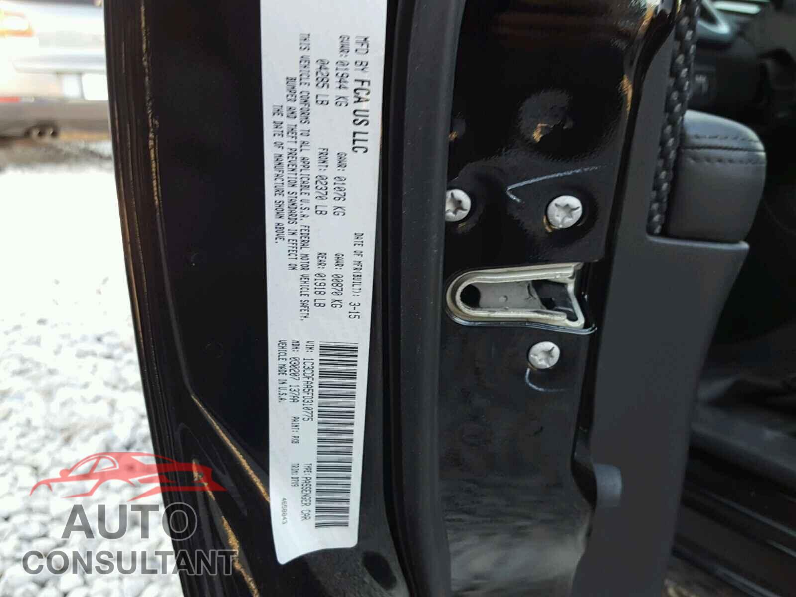 DODGE DART 2015 - 1C3CDFAA5FD310775