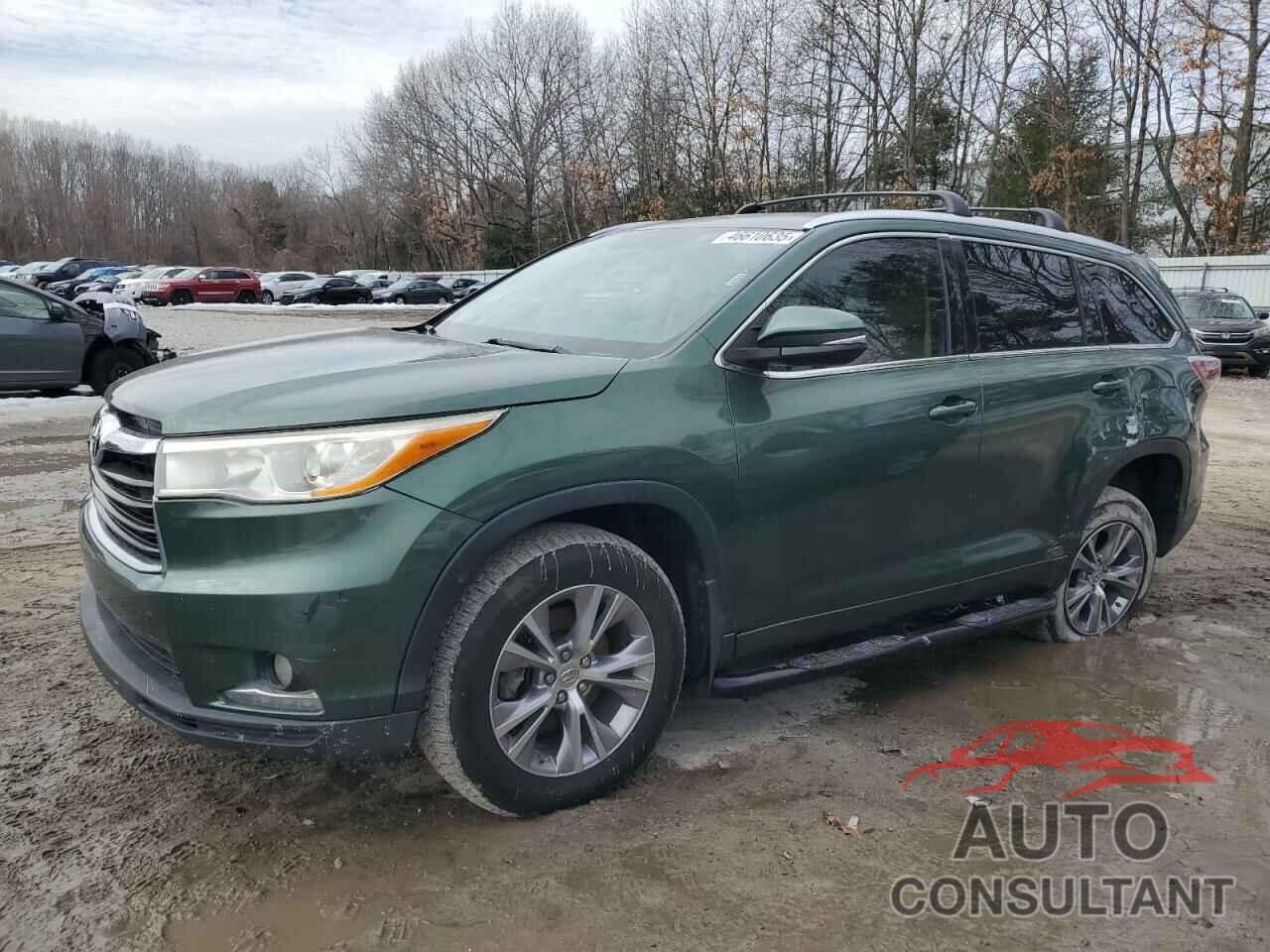 TOYOTA HIGHLANDER 2015 - 5TDYKRFH3FS042103