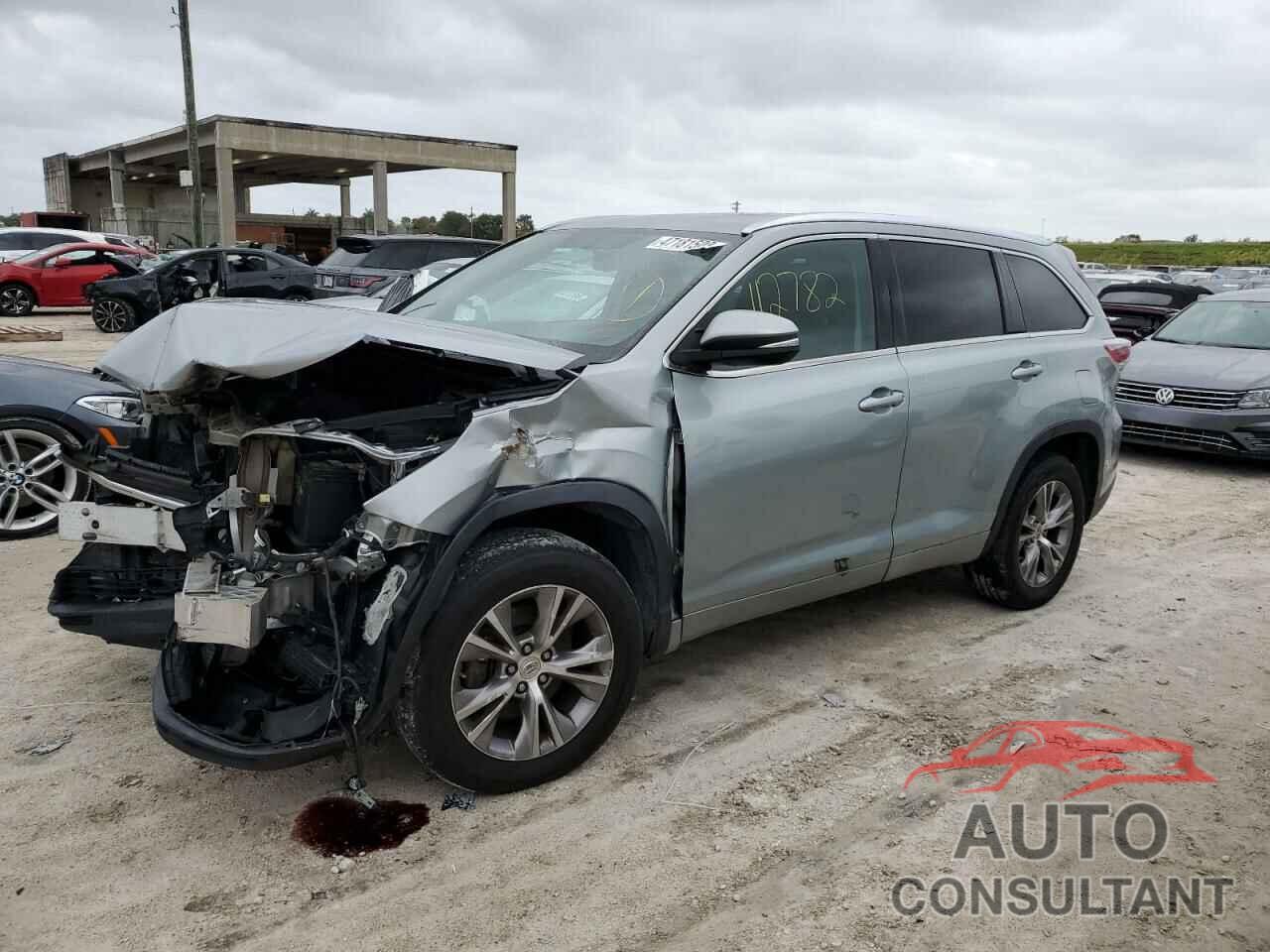 TOYOTA HIGHLANDER 2015 - 5TDKKRFH3FS043144