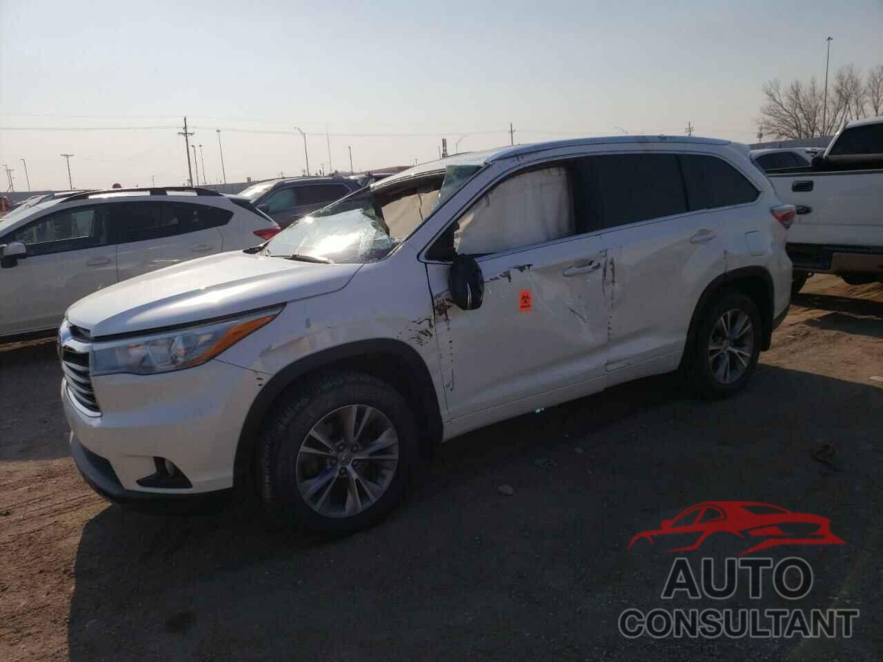 TOYOTA HIGHLANDER 2015 - 5TDJKRFHXFS179346