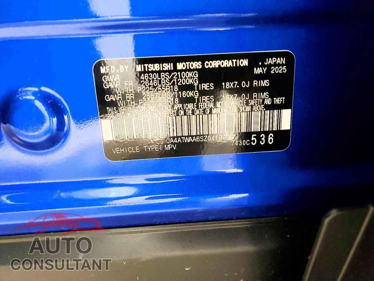 MITSUBISHI ECLIPSE 2025 - JA4ATWAA6SZ041344