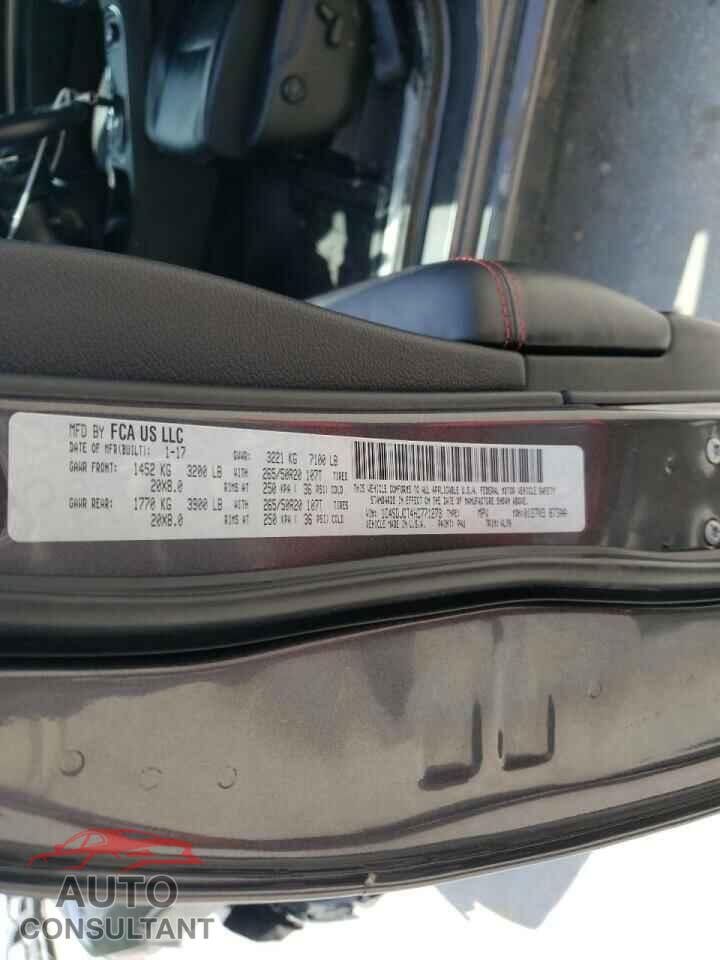 DODGE DURANGO 2017 - 1C4SDJCT4HC771273