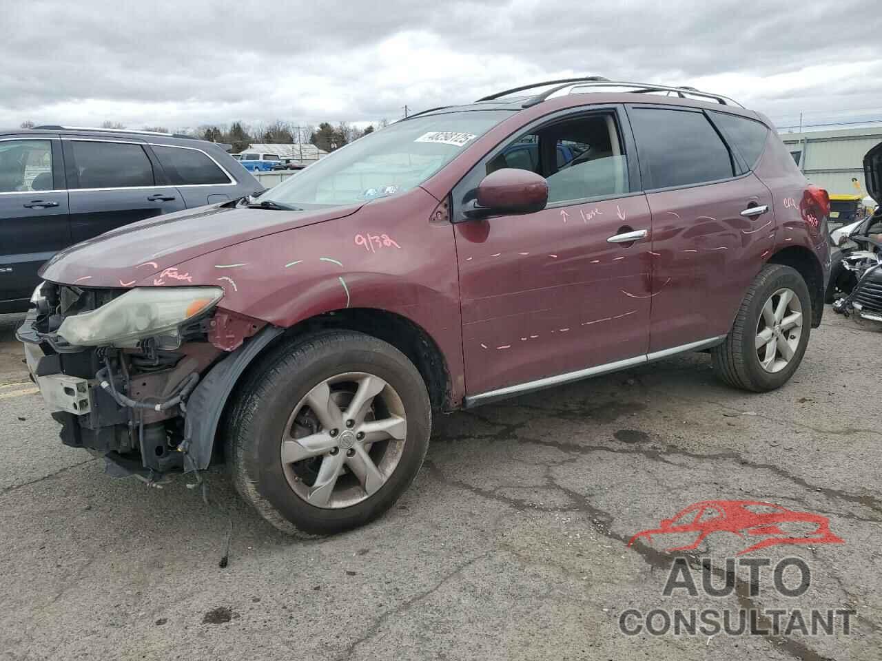 NISSAN MURANO 2009 - JN8AZ18W89W208165