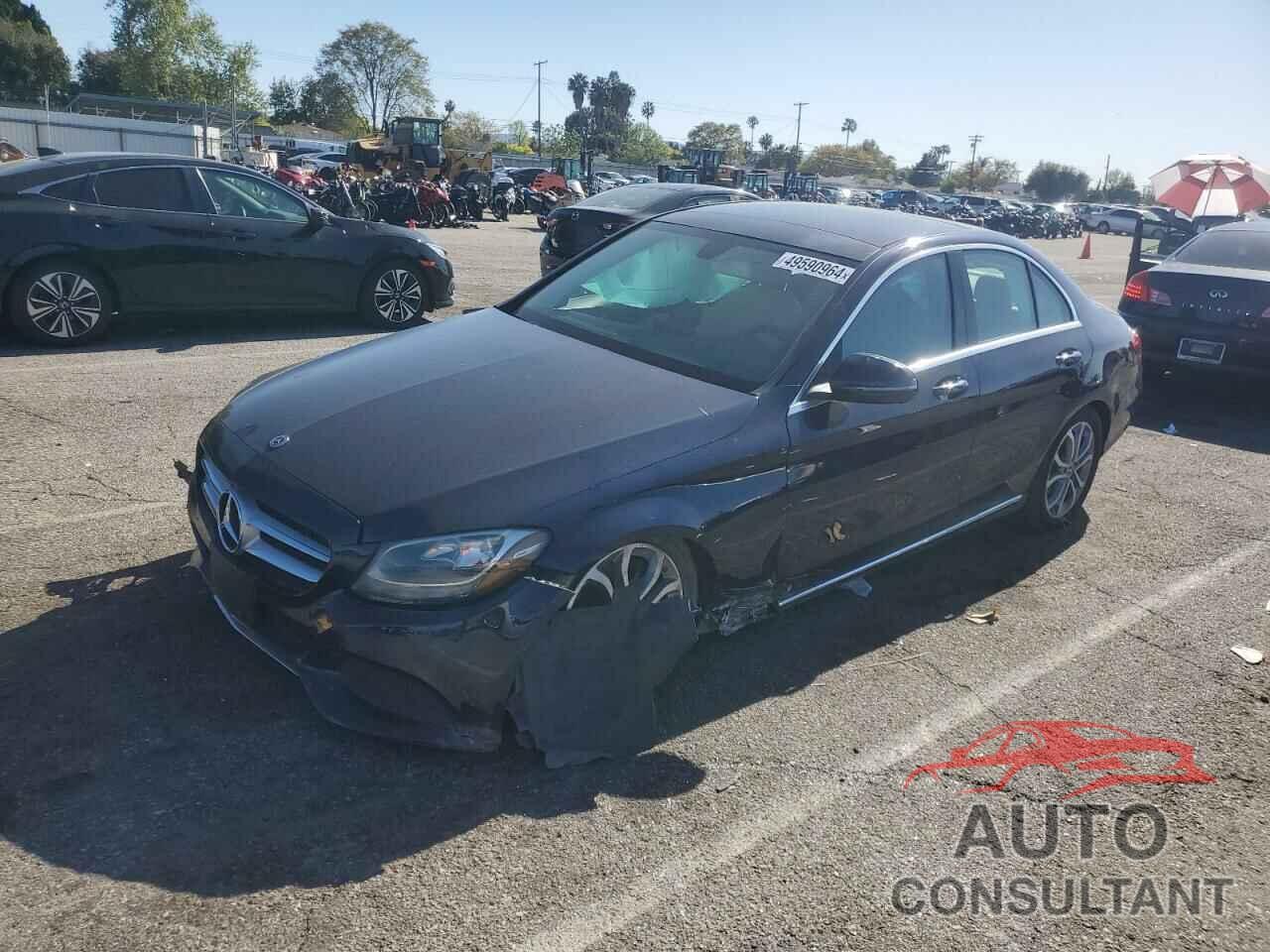 MERCEDES-BENZ C-CLASS 2018 - WDDWF4JB8JR405655