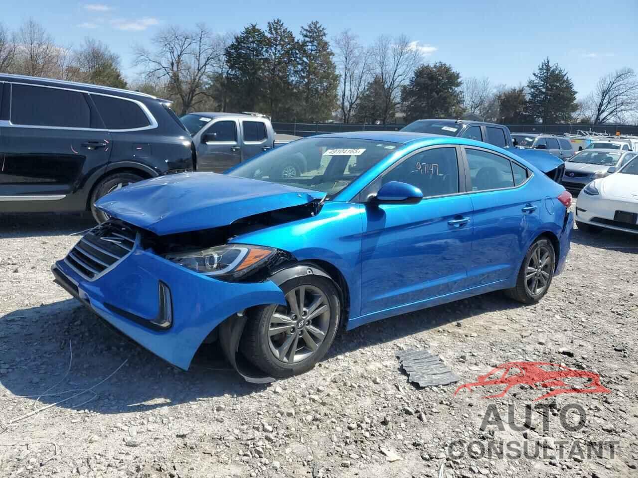 HYUNDAI ELANTRA 2017 - KMHD84LF4HU242839