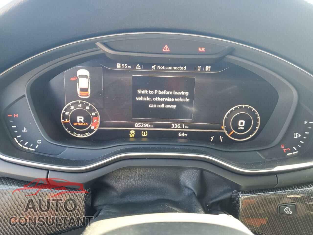 AUDI S5/RS5 2018 - WAUC4CF54JA029645