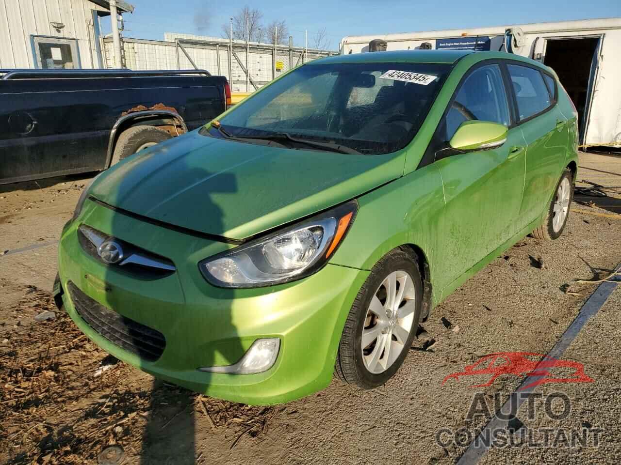HYUNDAI ACCENT 2013 - KMHCU5AE8DU091845