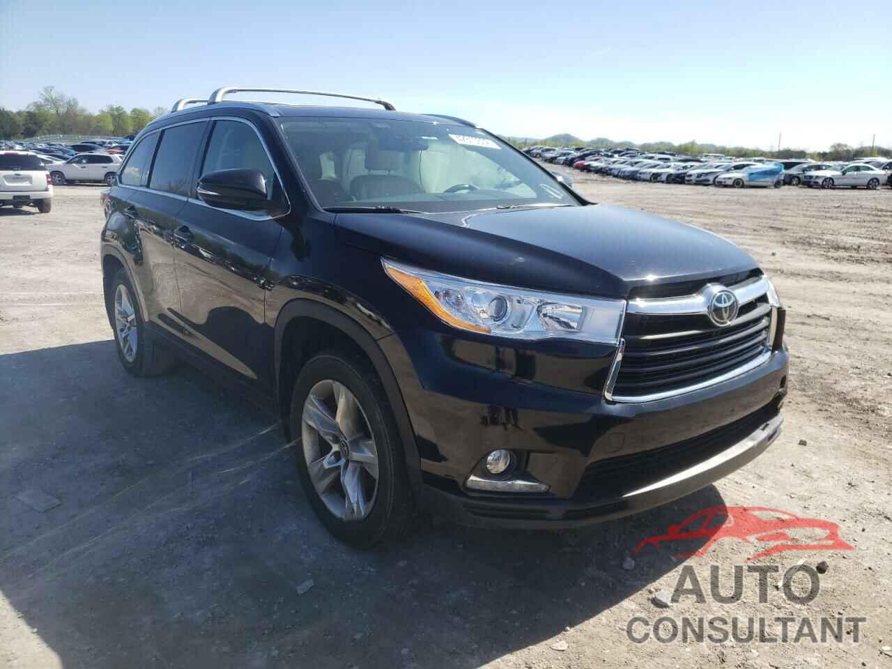 TOYOTA HIGHLANDER 2016 - 5TDDKRFH2GS272411