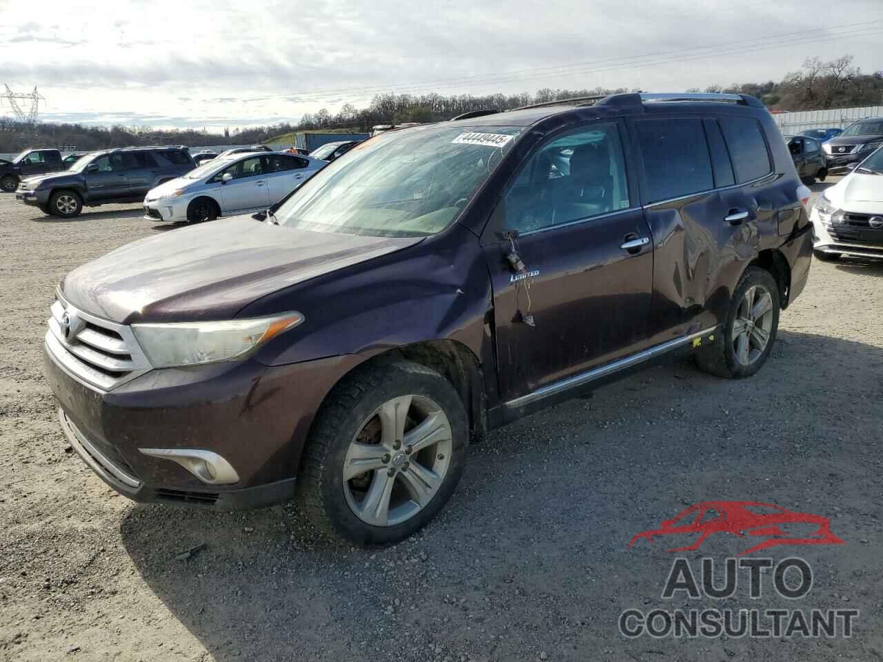 TOYOTA HIGHLANDER 2012 - 5TDDK3EH5CS136380