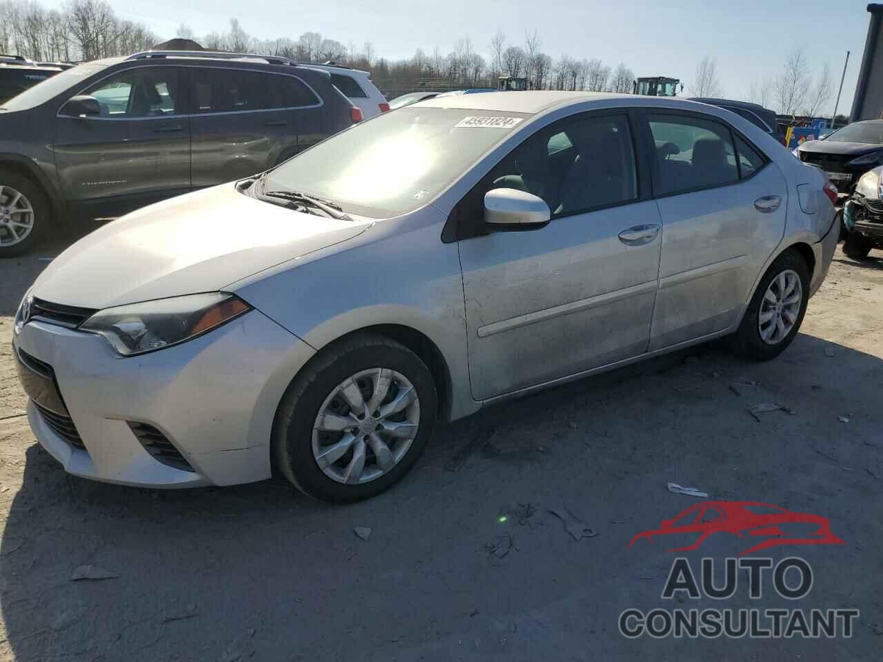 TOYOTA COROLLA 2016 - 2T1BURHE3GC550410