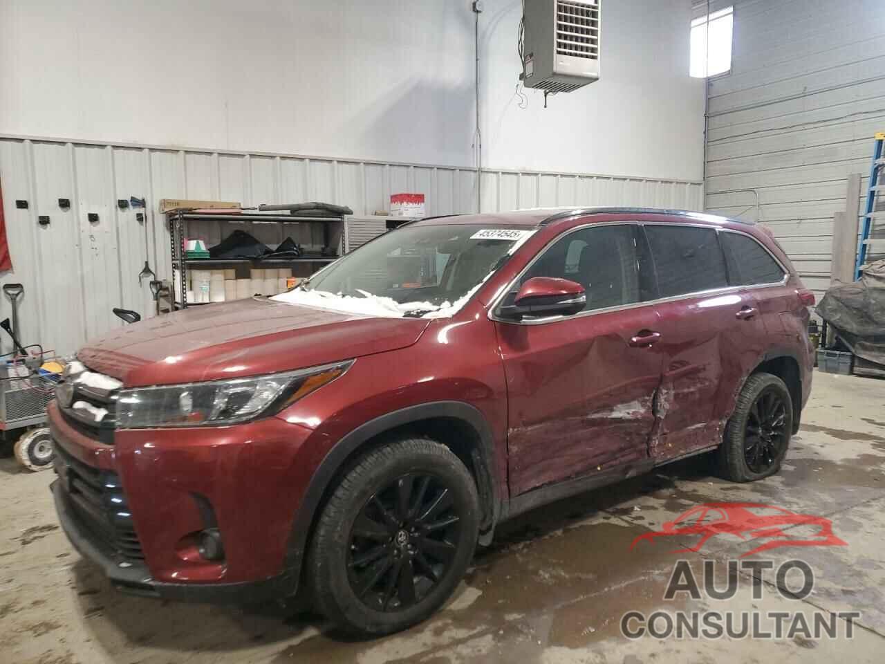 TOYOTA HIGHLANDER 2019 - 5TDJZRFH4KS606090