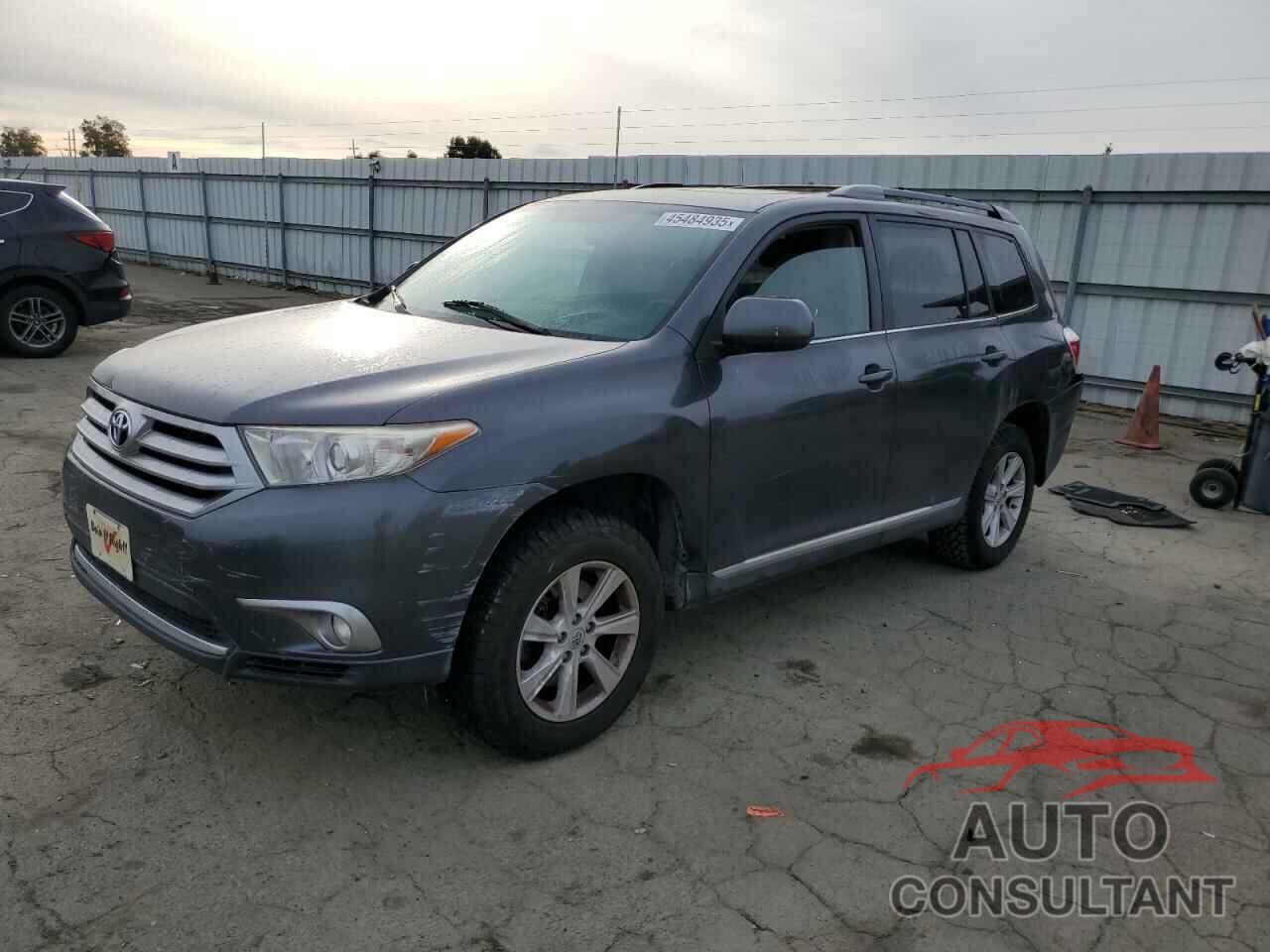 TOYOTA HIGHLANDER 2012 - 5TDZK3EH0CS050058