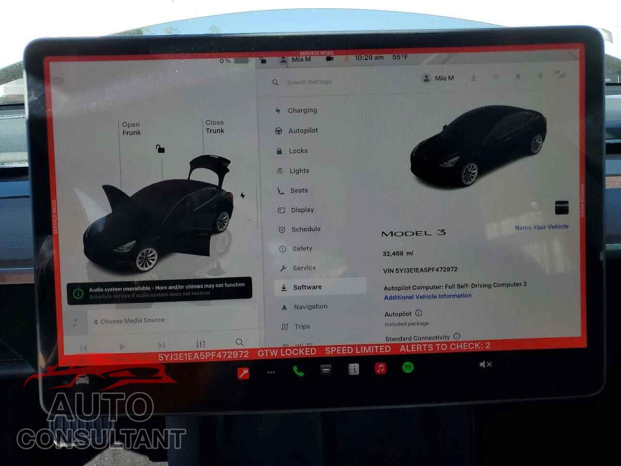 TESLA MODEL 3 2023 - 5YJ3E1EA5PF472972