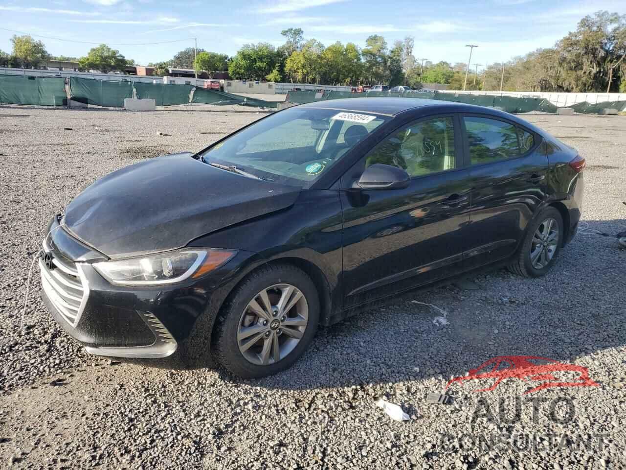 HYUNDAI ELANTRA 2018 - KMHD84LF8JU491022