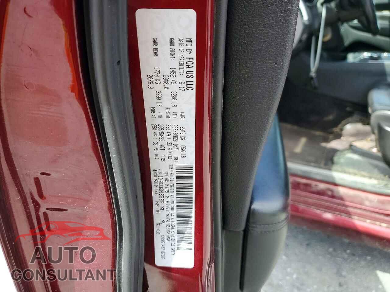 DODGE DURANGO 2017 - 1C4RDJDG2HC850893