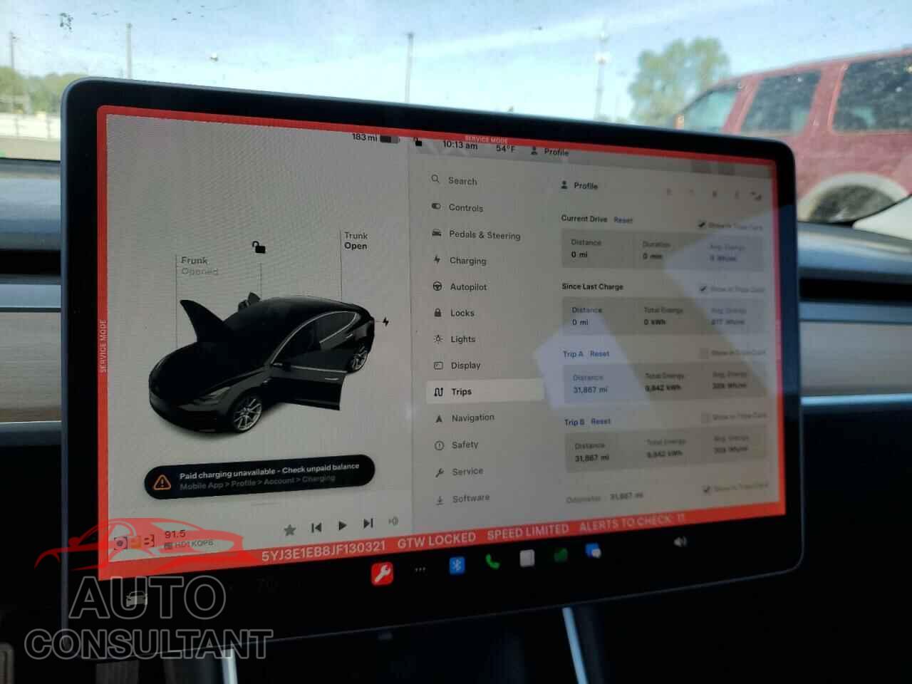 TESLA MODEL 3 2018 - 5YJ3E1EB8JF130321