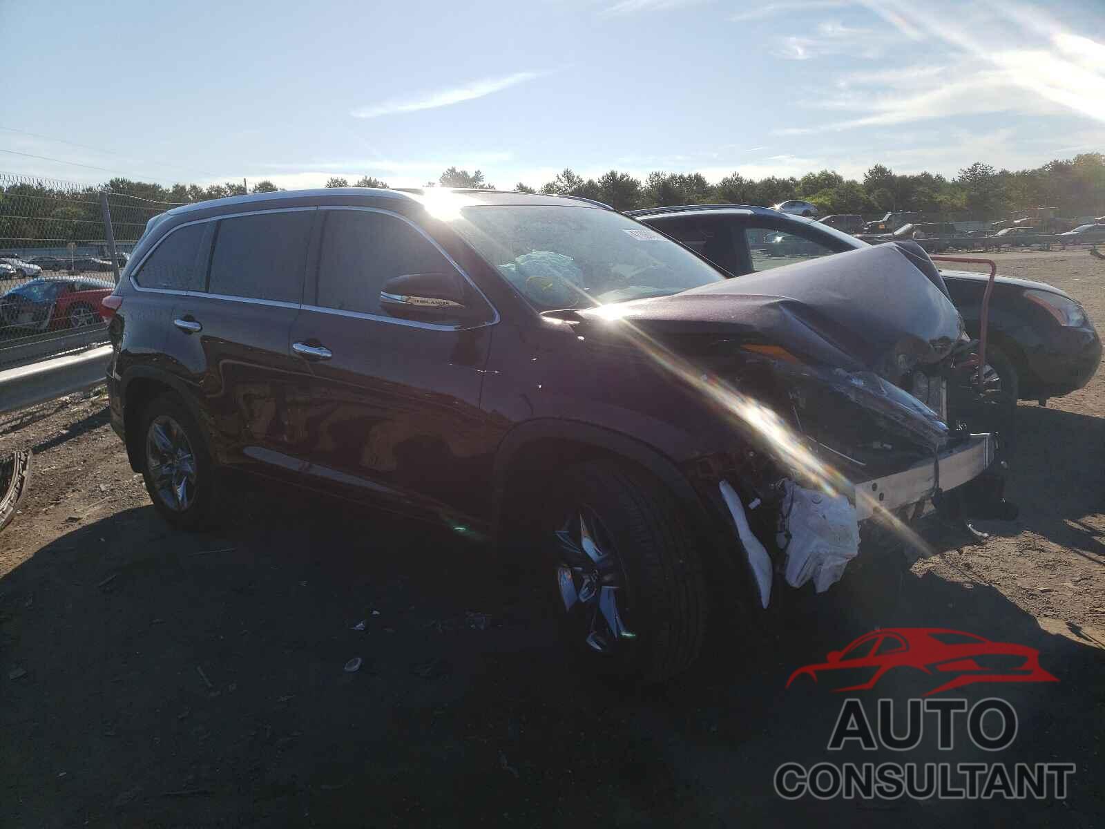 TOYOTA HIGHLANDER 2019 - 5TDDZRFH3KS982681