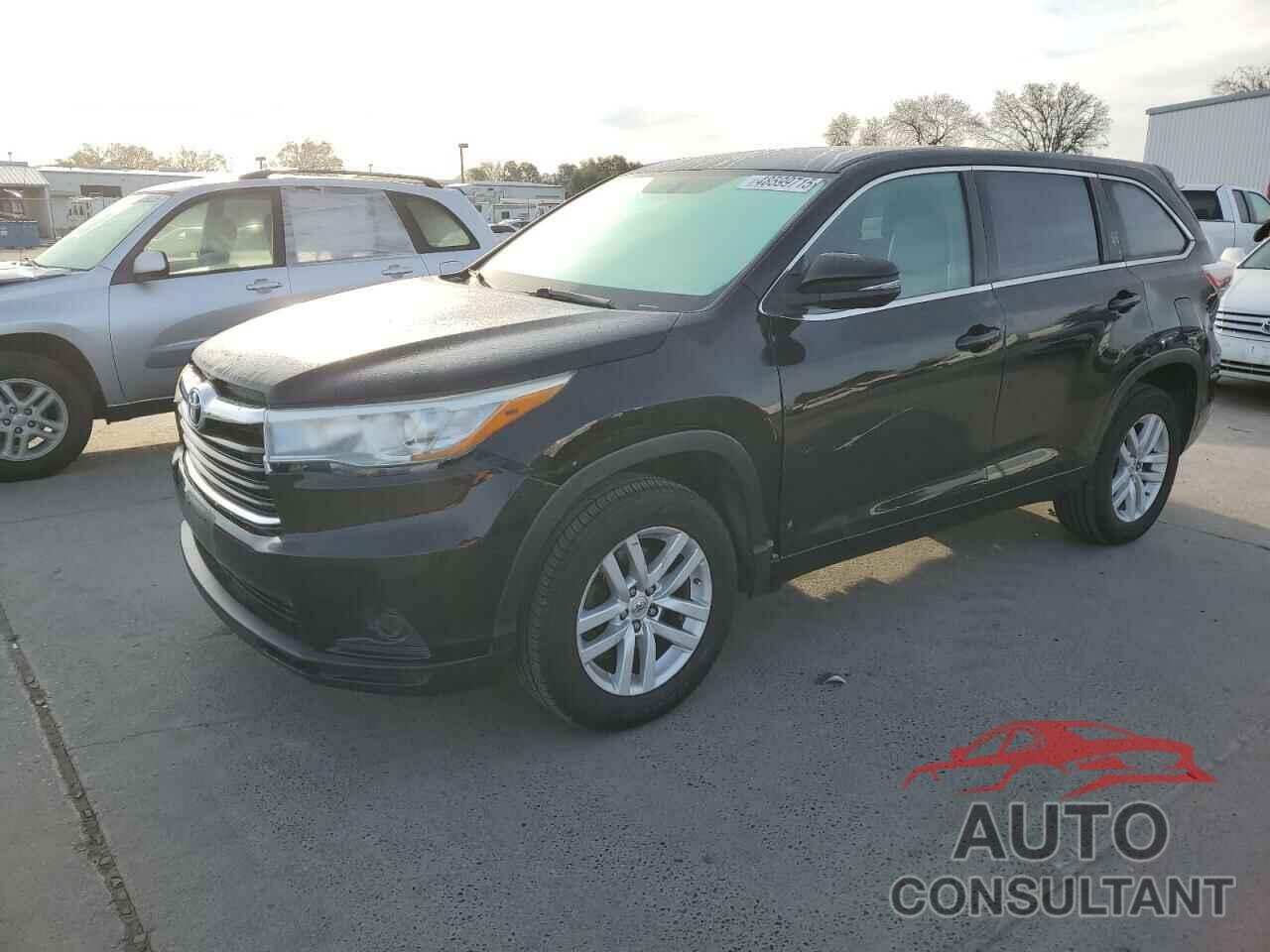 TOYOTA HIGHLANDER 2015 - 5TDZARFH1FS011682