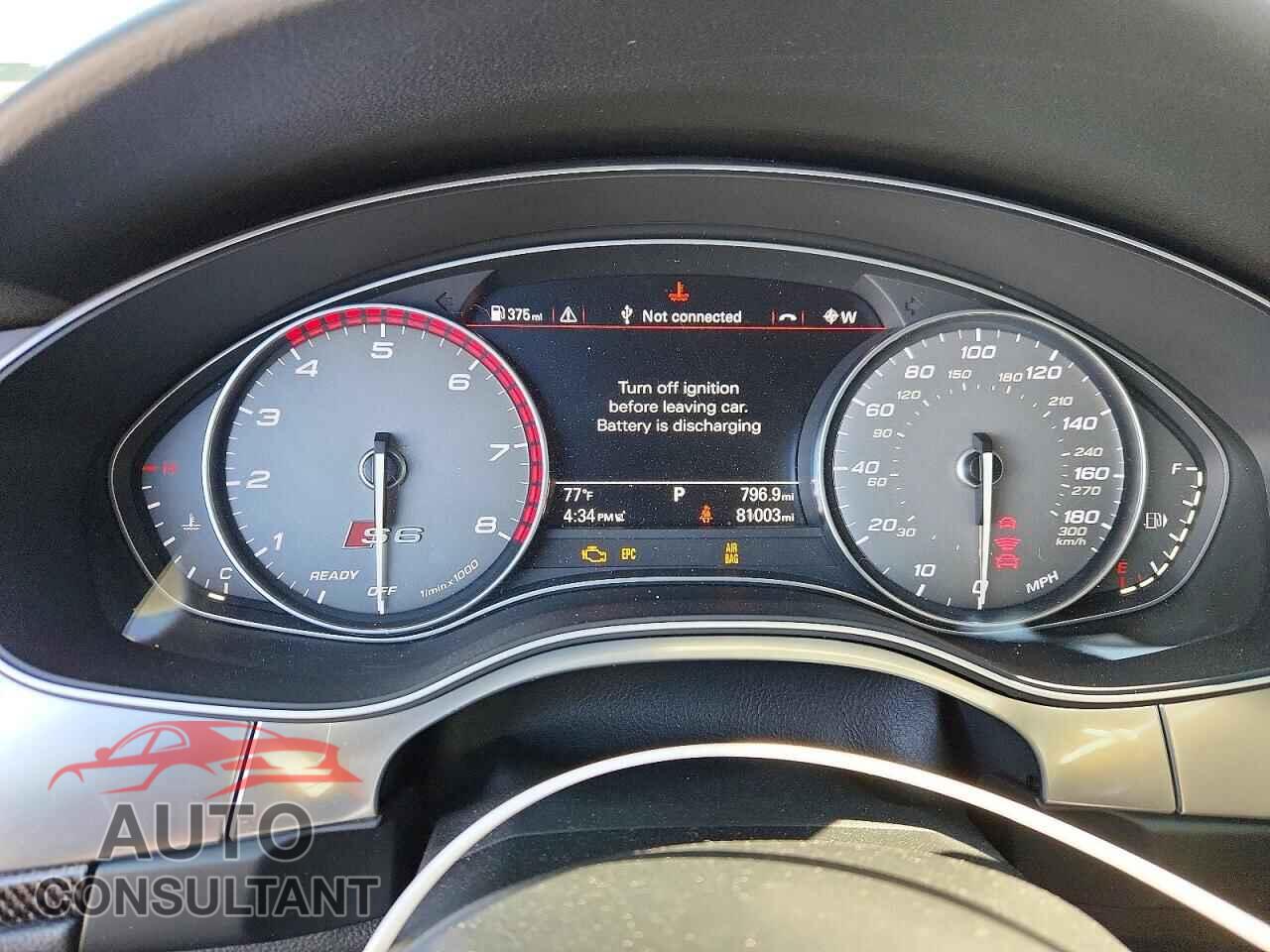 AUDI S6/RS6 2016 - WAUH2AFC5GN088039