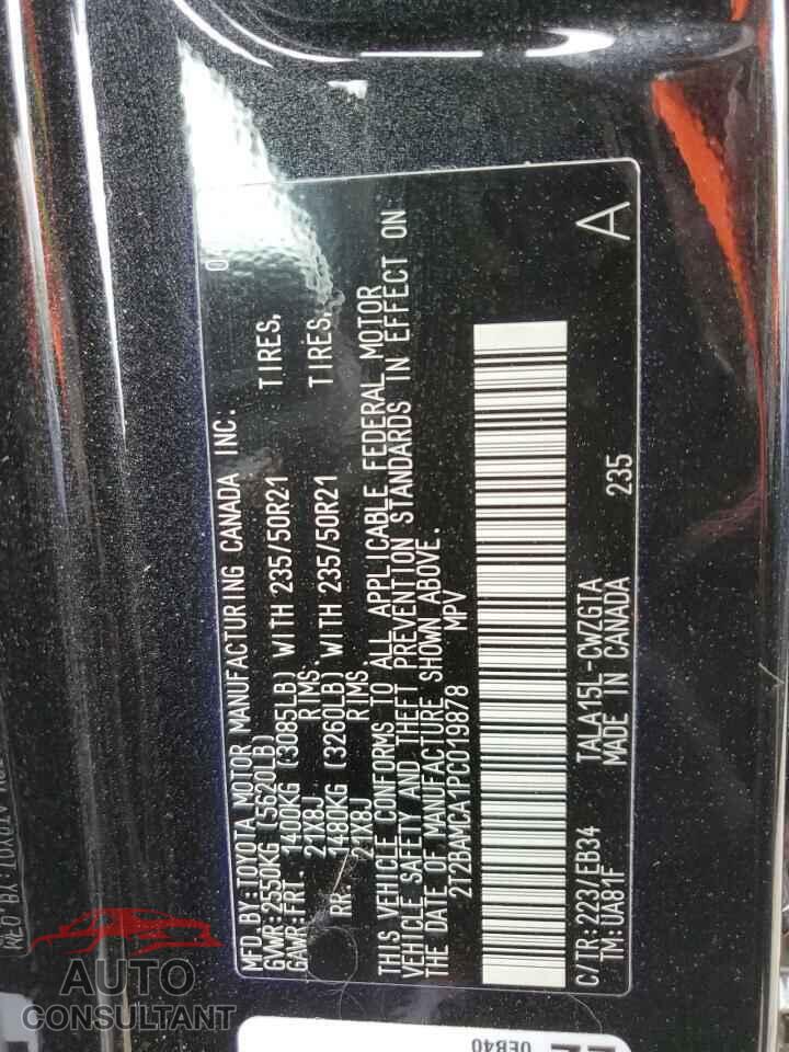 LEXUS RX350 2023 - 2T2BAMCA1PC019878