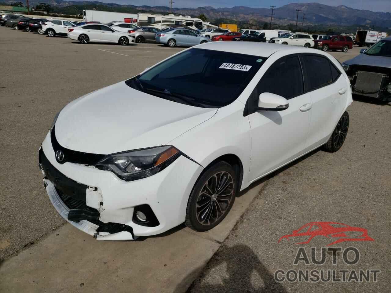 TOYOTA COROLLA 2016 - 5YFBURHE5GP414487