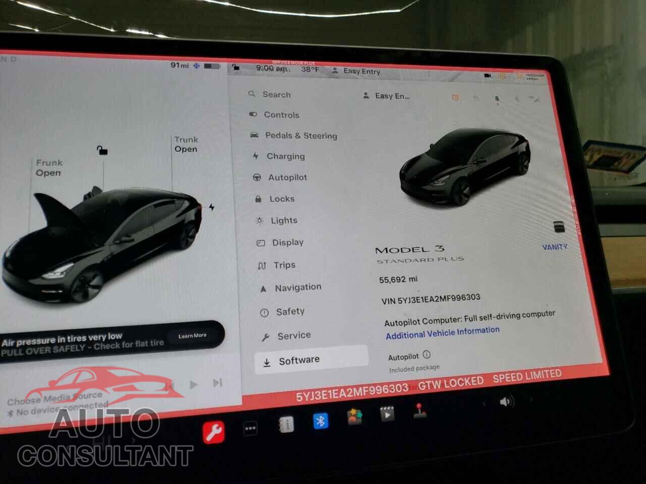 TESLA MODEL 3 2021 - 5YJ3E1EA2MF996303