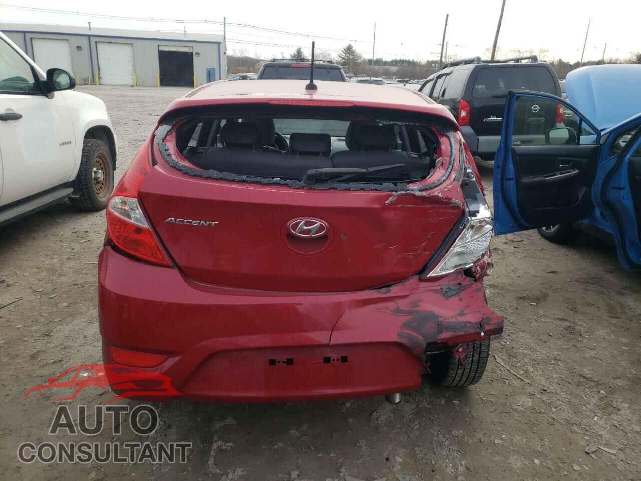 HYUNDAI ACCENT 2015 - KMHCU5AE2FU233108