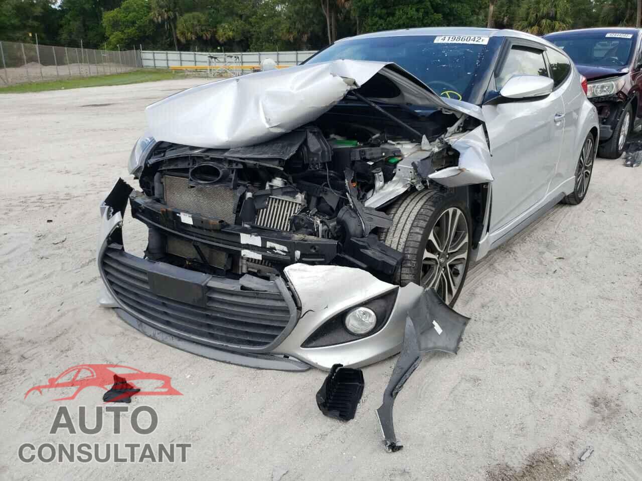 HYUNDAI VELOSTER 2016 - KMHTC6AEXGU256419