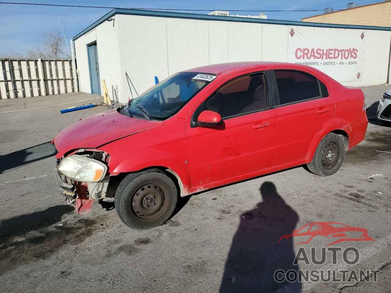 CHEVROLET AVEO 2009 - KL1TD56E59B368457