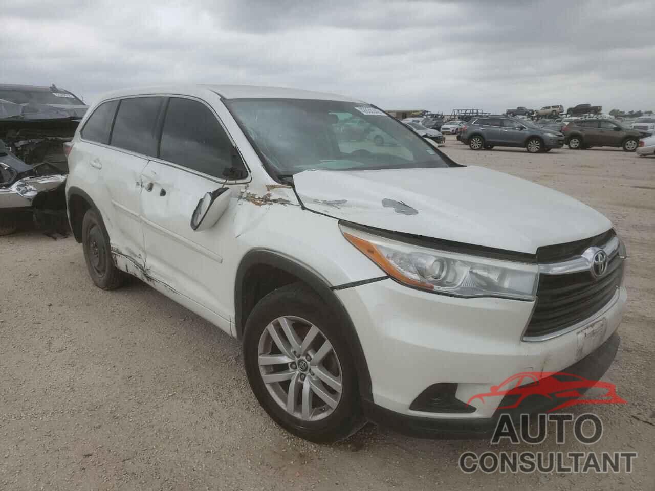 TOYOTA HIGHLANDER 2016 - 5TDZARFH8GS021417