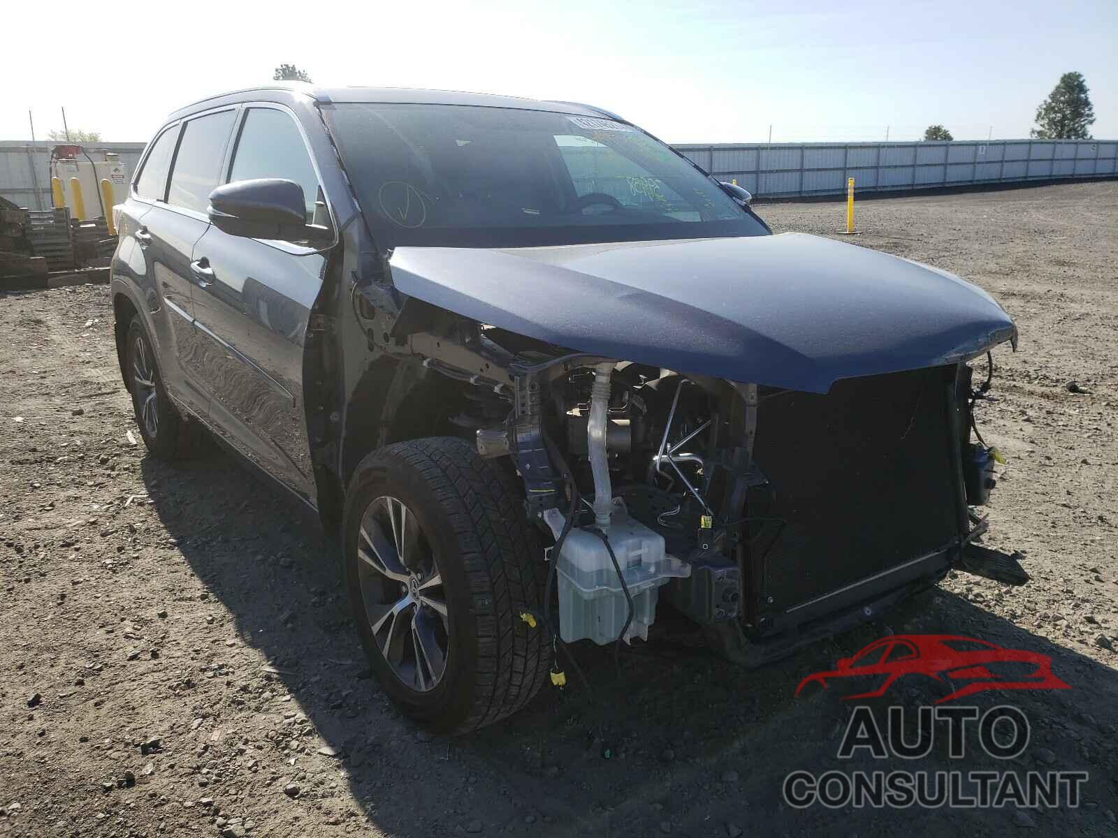 TOYOTA HIGHLANDER 2016 - 5TDJKRFH8GS251369