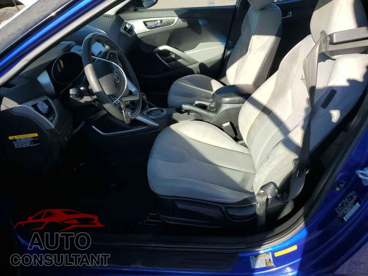 HYUNDAI VELOSTER 2012 - KMHTC6AD9CU037145